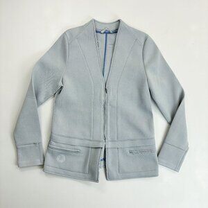 BRUNSWICK PARK Scuba Jacket Blazer Medium Smarter Apparel Versatile Modern Gray